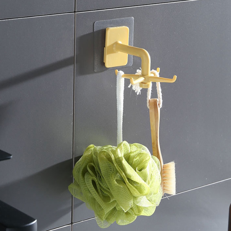 JASON Kitchen swivel hook hole - free non - trace storage multi - functional bathroom hook