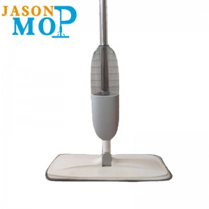 JASON 2020 New water spray mop with stainless steel rod microfiber clean flat mop