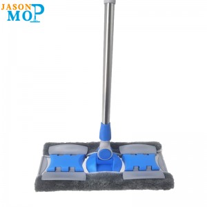 High quality steel mop microfiber stainless steel rod lengthened flat mop Floor Cleaning