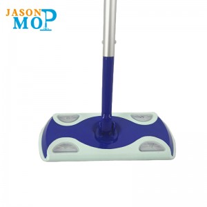 Clear Classic Non-woven Fabric Flat Mop With Telescopic Steel Rod 360 mop cleaning tools