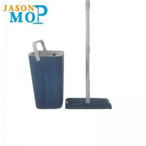 2021NEW Stainless Steel Removable Pole Handle Mop for Squeeze Flat Cleaning Mop with Bucket System Cover